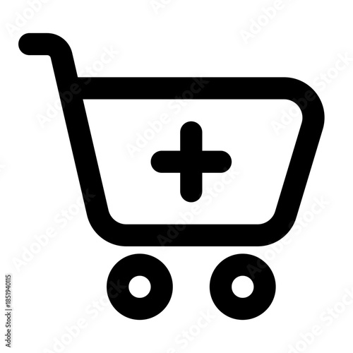 Grocery outline icon set