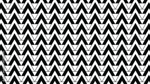 Serrated Striped Black White Color for Background