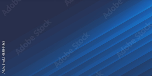 Abstract blue banner design vector, dynamic sporty horizontal background template for media promotion or web banner