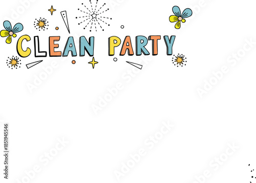 Clean party invitation card with firework burst detail, festive celebration design, bright colorful sparkler, minimal greeting layout, joyful event artwork, decorative invitation template, cheerful