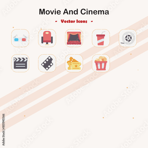 Movie and Cinema Icons