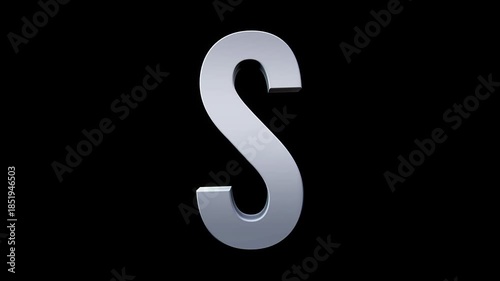 Wallpaper Mural Animated 3D type in a Movie Trailer style where the individual character is revealed in a smooth 3D rotation and dynamic lighting. Download the full set to create cool full screen movie style captions Torontodigital.ca