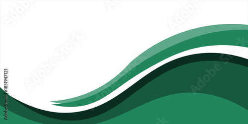 Abstract green curve background. Can be used covers, banners, wallpapers, flyers, brochures, books, print media, cards, web backgrounds. vector