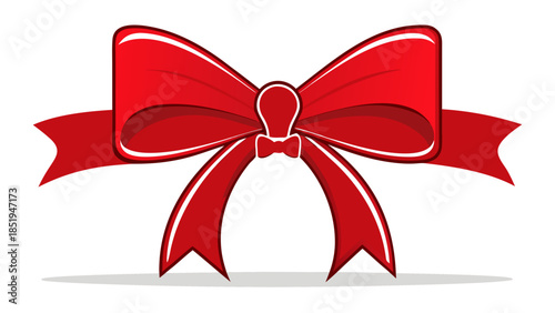 Red bow illustration
