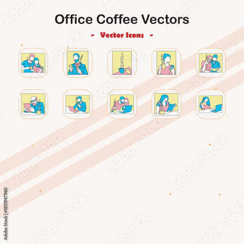 Office Coffee Icons
