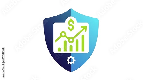 Free Download A financial security shield showing business growth and investment - GFXLoad