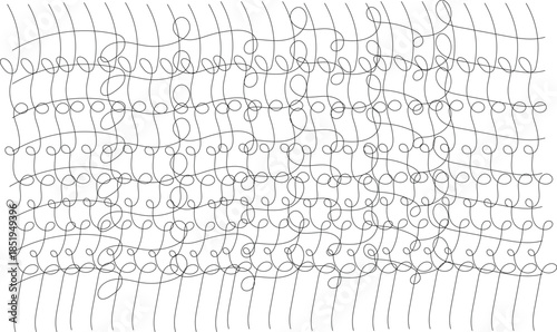 A blurry black and white image with pixelated patterns and undefined shapes