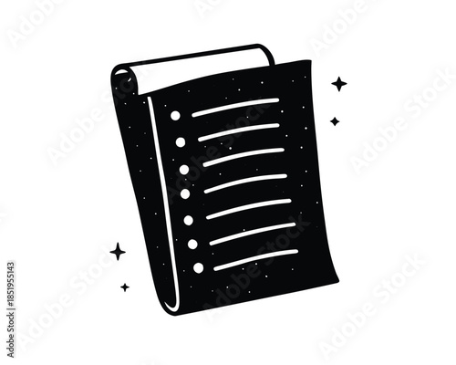 wishlist vector illustration on white background