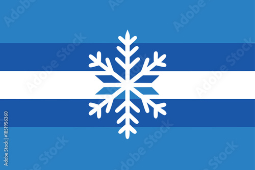 Seamless blue and white snowflake pattern for winter and Christmas designs, creating a festive and cool icy feel.