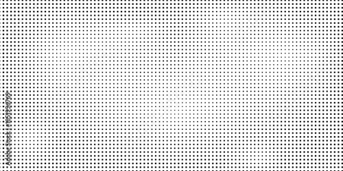 Modern frame close-up of black and white polka dot fabric background simple