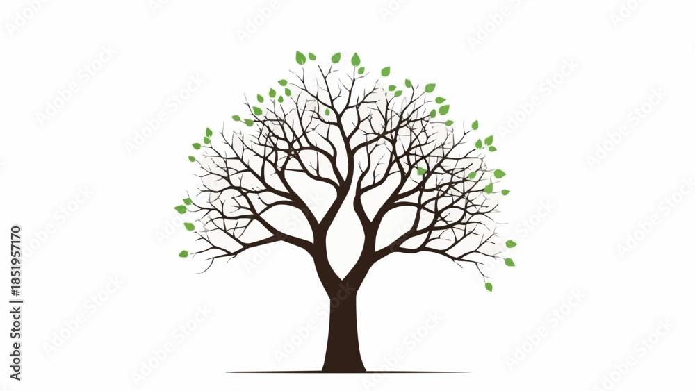 Obraz premium vector tree silhouette