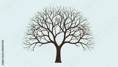 vector tree silhouette