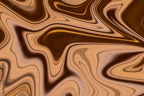 Liquid abstract background brown fluid. Abstract fluid art background light.