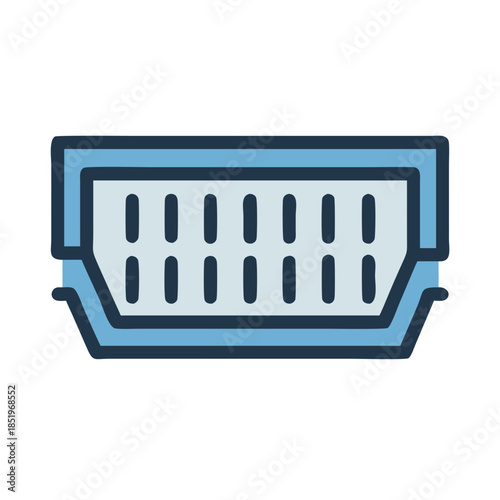VGA port illustration for computer hardware connectivity needs