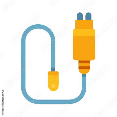 Illustration of a two prong power plug and cord