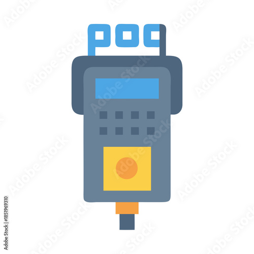 Stylized Illustration of a Point of Sale Terminal