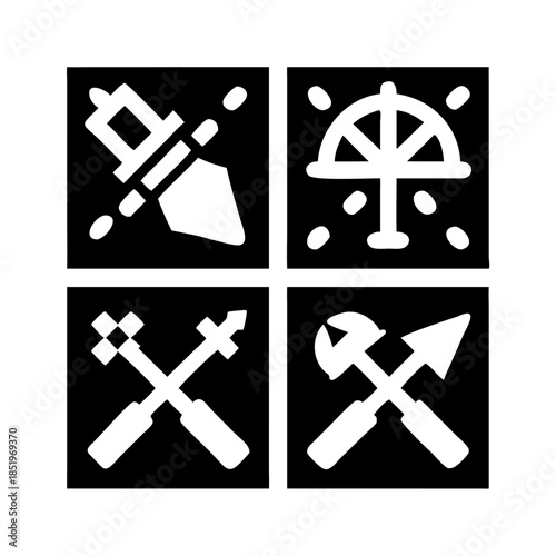 Monochrome minimalist solid black background for design concepts