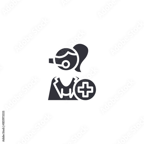 Online technical support gamer icon, illustrating live help, gaming assistance, and interactive digital customer service platforms.