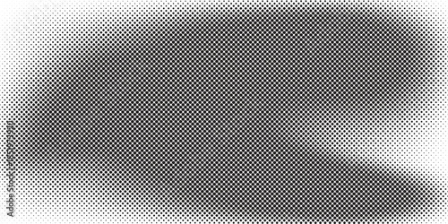 abstract simple black star halftone arc pattern can be used background.