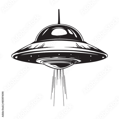 ufo in space