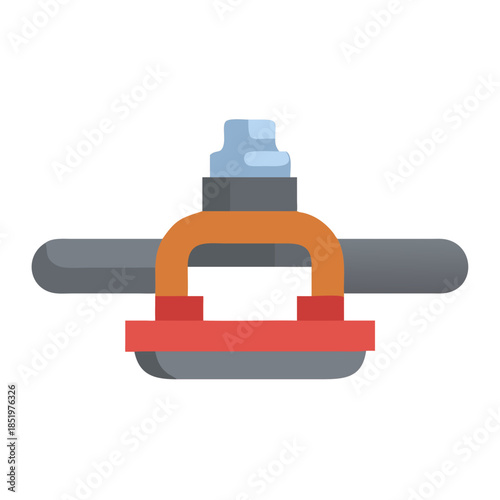 Vector graphic of bicycle pedals on black background