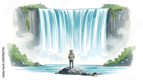 Vibrant watercolor collection of essential kitchen utensils, diverse cookware, and a colorful assortment of fresh, healthy vegetables for culinary and recipe designs