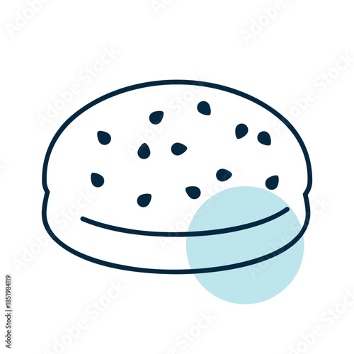 Classic Burger Bun with Sesame Seeds