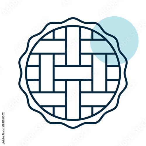 Delicious Pie with Lattice Top Crust