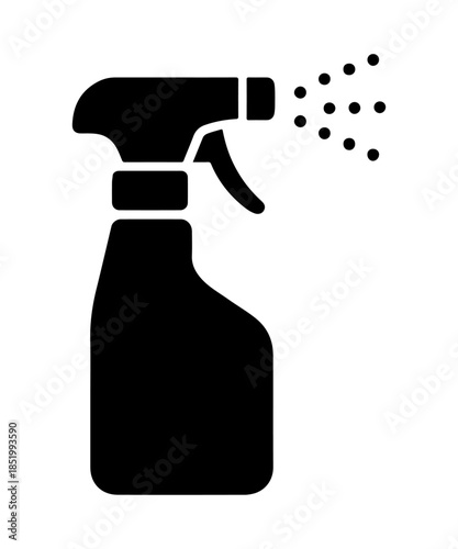vector illustration of a spray bottle