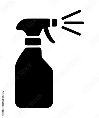 spray bottle vector illustration
