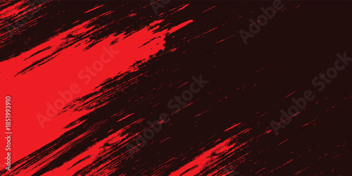 abstract black background with red grunge background texture in modern art design layout, red burgundy background in elegant vintage background faded color, red paper texture grungy horror