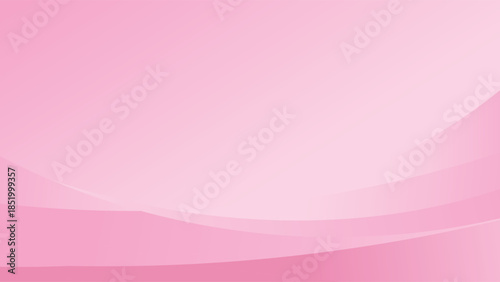 Soft Pink Abstract Wave Background with Smooth Gradient Curves Minimal Elegant Vector Design