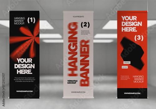 Hanging Banner Mockup