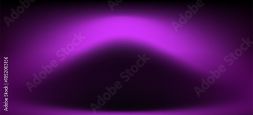 Abstract gradient podium background. Violet, purple and lilac empty 3d studio backdrop. Clean scene for product presentation mockup template. Vector illustration.