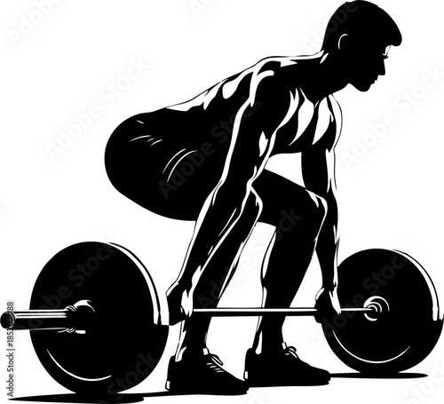 Muscular Focus – Deadlift Preparation Art