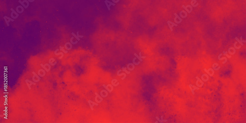 Dark red smoke cloudy background. Blurred photo of dark red sky. grainy and grunge red watercolor vector art background. Old vintage grunge pattern distressed bright red paper .decorative pattern bg 