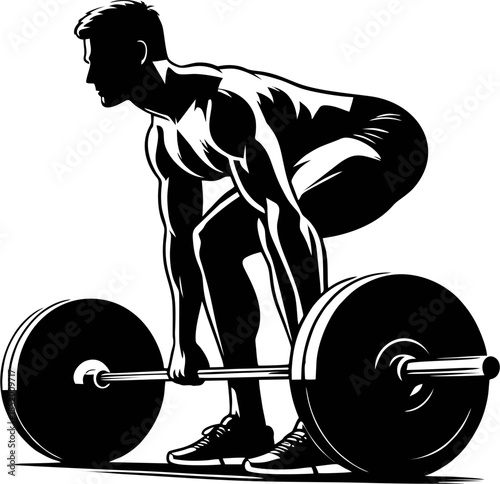 Power Deadlift Pose – Strength in Motion