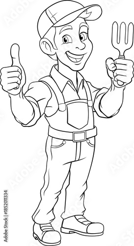 A gardener, farmer or handy...