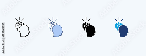 Work Autonomy Multiple Icon Illustration Vector