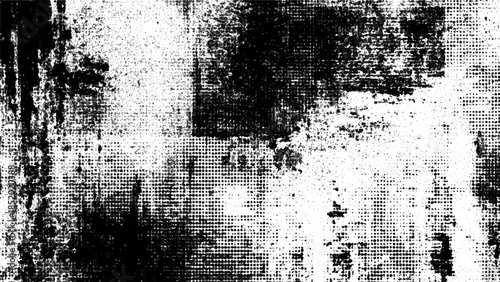 grungy texture with black and white pixels and spots