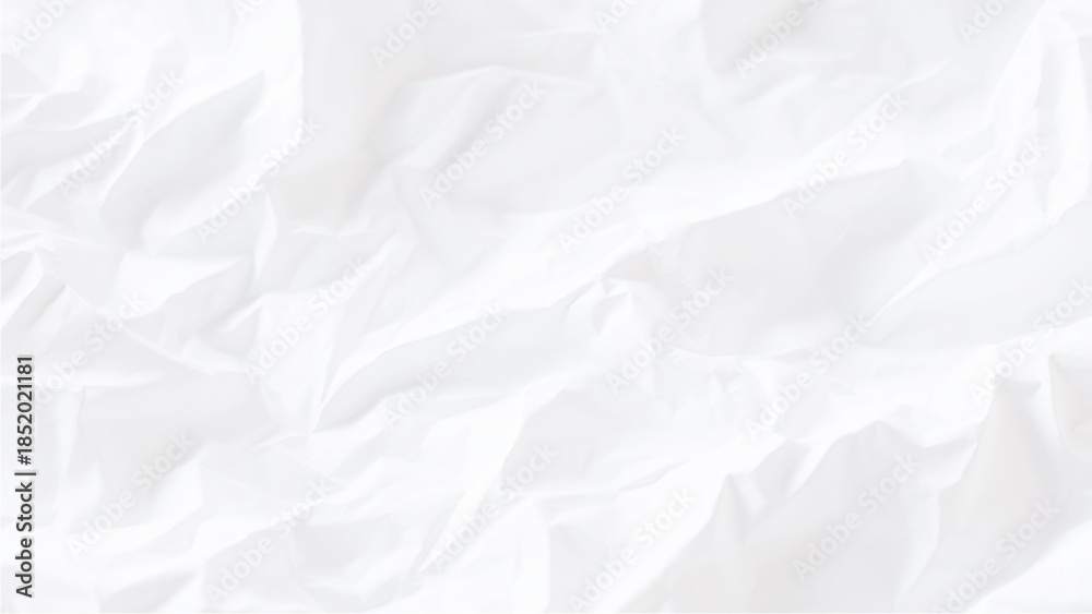 Fototapeta premium white crumpled paper texture background