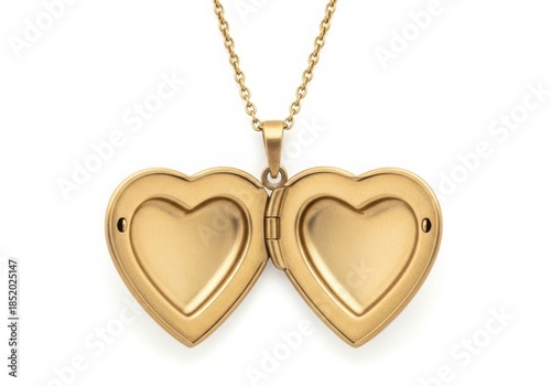 Vintage heart-shaped locket pendant
