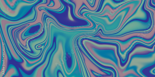 Abstract colorful wavy smooth liquid marble Background . Multicolored waves of fluorescent pigment swirling and dissolving abstract background. 3d render . marble agate stony seamless pattern texture 