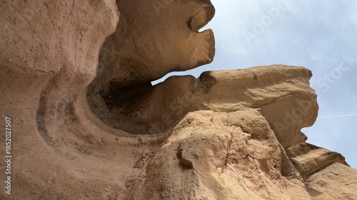 Abstract Stone Formation Creating a Unique Landscape