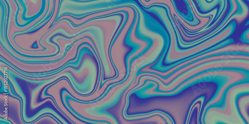 Abstract colorful wavy smooth liquid marble Background . Multicolored waves of fluorescent pigment swirling and dissolving abstract background. 3d render . marble agate stony seamless pattern texture 