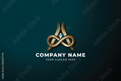 A letter infinite logo