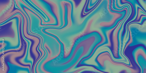 Abstract colorful wavy smooth liquid marble Background . Multicolored waves of fluorescent pigment swirling and dissolving abstract background. 3d render . marble agate stony seamless pattern texture 