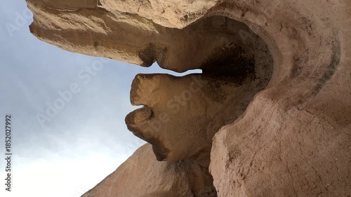 Surreal Rock Formation Shaped by Wind and Time