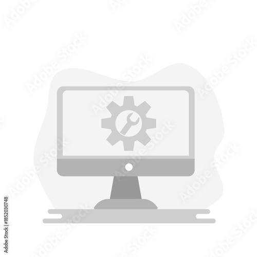 Illustration of System Maintenance and Website Updates