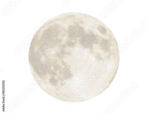 Moon vector with beautiful texture